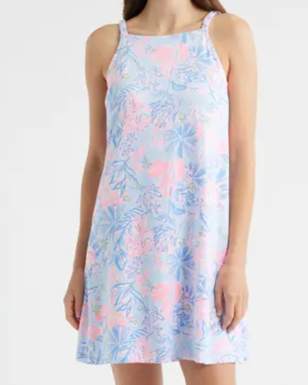 Lilly Pulitzer Kyleigh Dress M NEW Multi Elephant Splash Pink Blue Prep Coastal